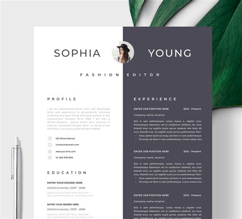 Stylish CV Template