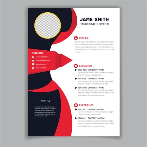 Stylish Resume Template Example