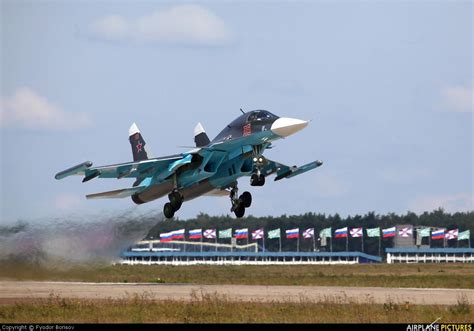 Su-34 Fullback Taking Off