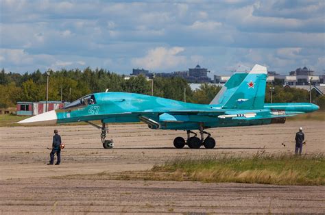 Su-34 in flight