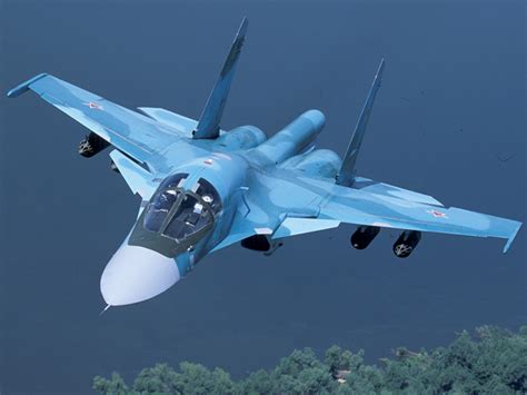 Su-34 taking off