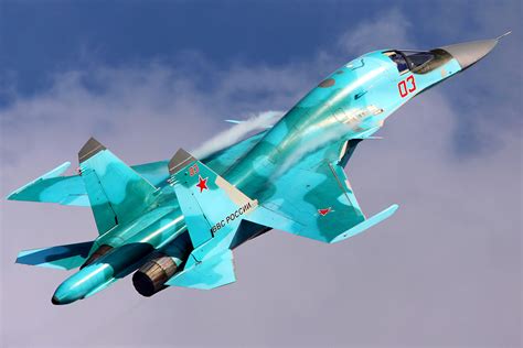 Su-34 in formation