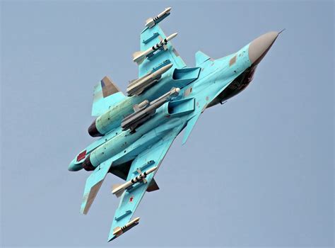 Su-34 in flight