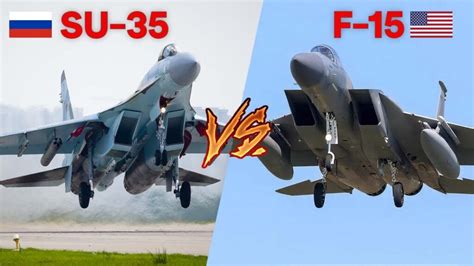 Comparison of Su-35 and F-15's performance