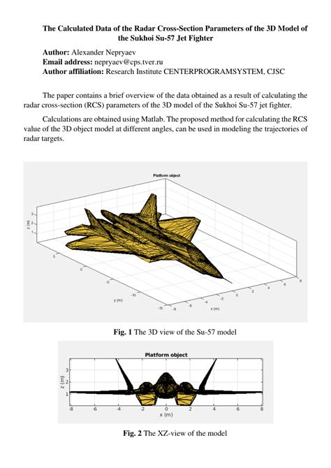 Su-57 Afterburners Impact on Radar Cross-Section