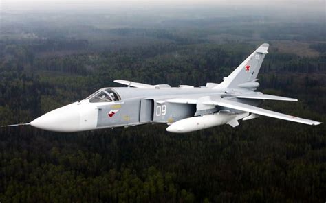 Su-24 Fencer in flight