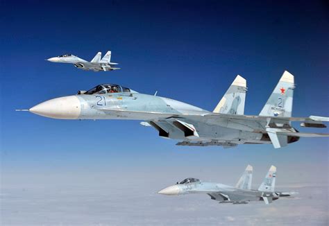 Su-27 Flanker in flight