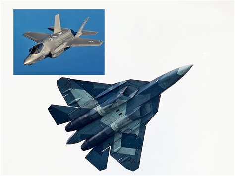 Su-57 and F-35 armament comparison