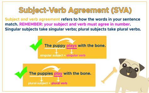 Subject-verb agreement is essential for identifying word classes