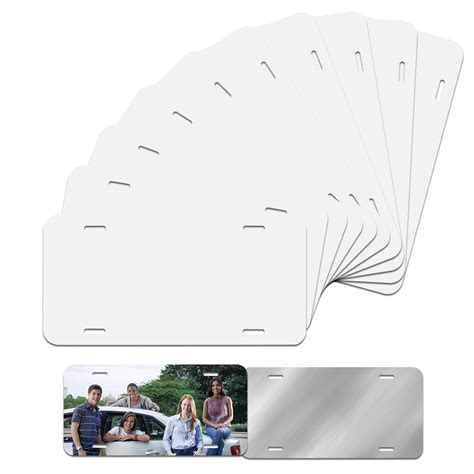 Sublimation license plate template 10