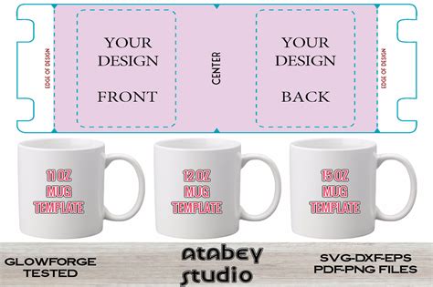 Sublimation mug design template 10