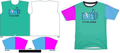 Sublimation T-Shirt Template PSD Download