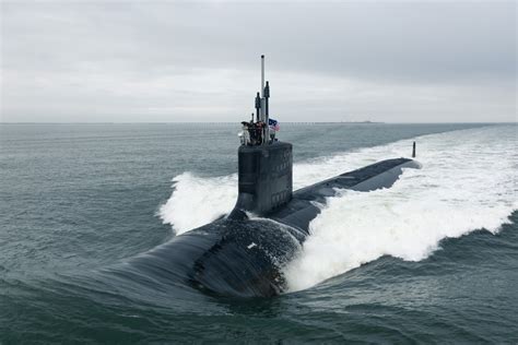 Submarine at sea