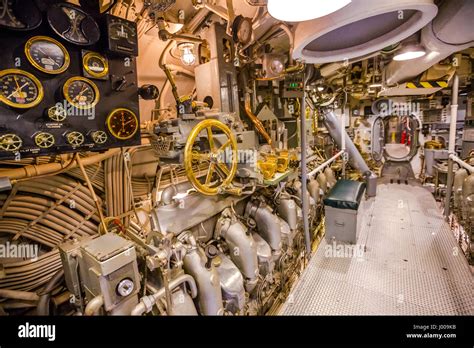 Submarine engine room