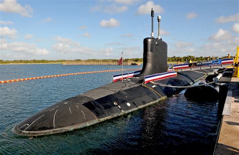 Vanguard class submarine in dry dock