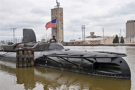 Oscar II class submarine in port