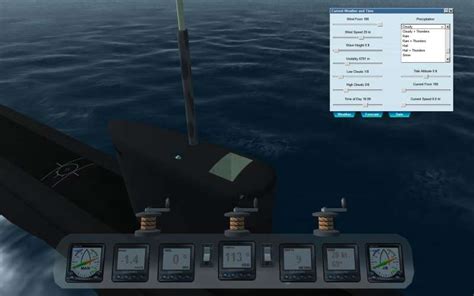 Submarine school simulations