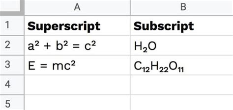 Subscript Example 7