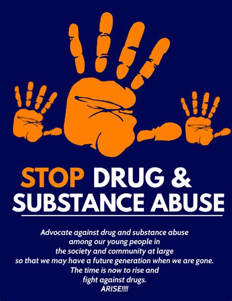 Free Substance Abuse Flyer Templates