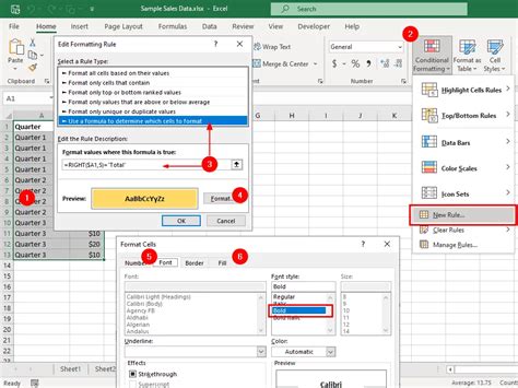 Subtotal Conditional Formatting