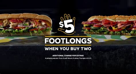 Subway $5 Footlong Deal Image 5