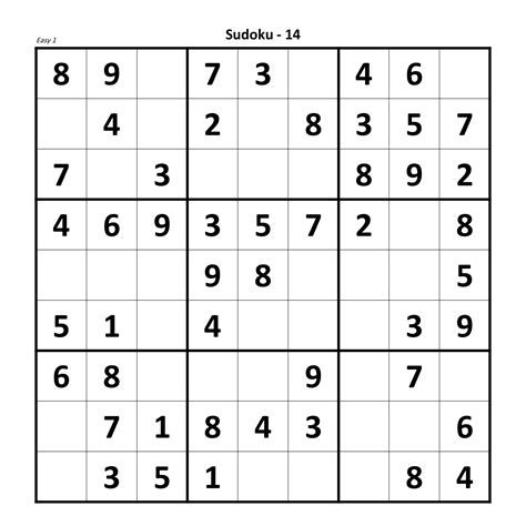 A Sudoku puzzle grid