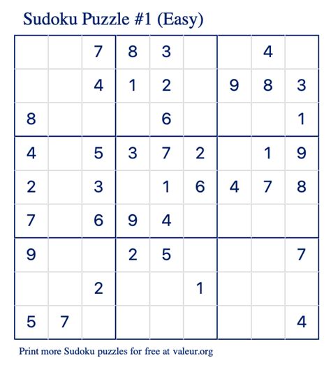 Sudoku easiest clues