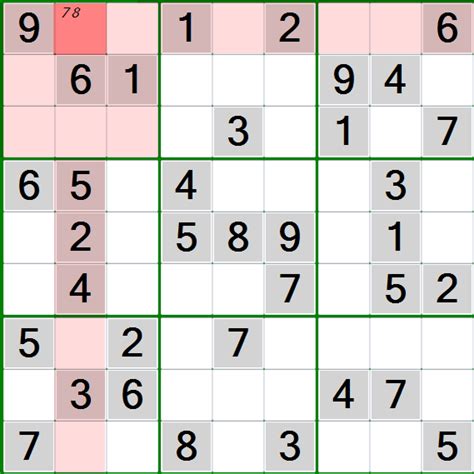 Sudoku elimination techniques