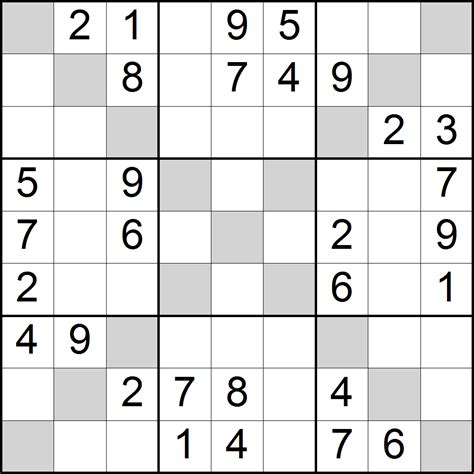 Sudoku Printable Variation