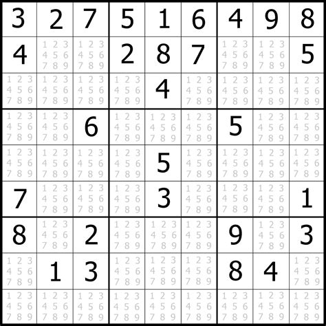 Sudoku puzzle with solution