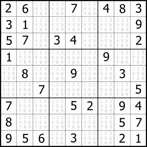 Sudoku Puzzle Examples