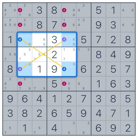 Sudoku X-wing