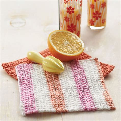 Sugar and Cream Knit Dishcloth Pattern