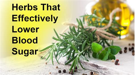 Sugar-reducing herbs