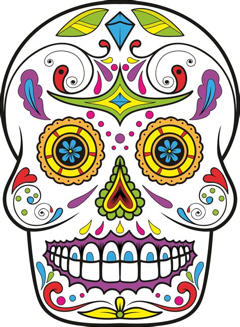 Sugar skull clip art free