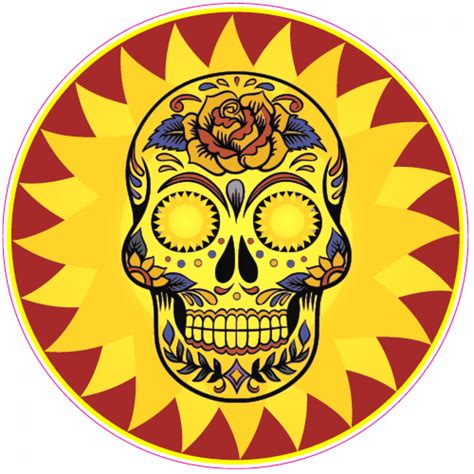 Sugar skull stickers