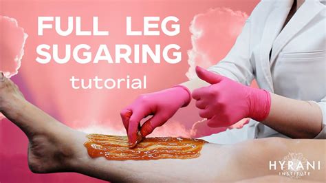 Sugar waxing for legs