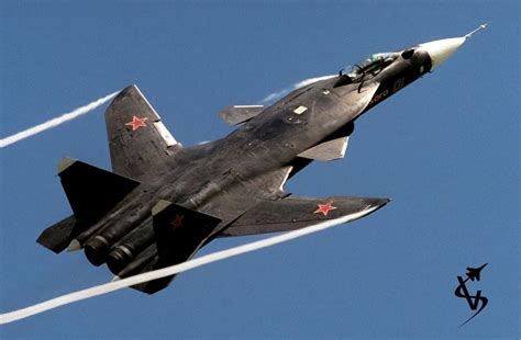 A photo of the Su-47's experimental prototype, highlighting the challenges faced during development