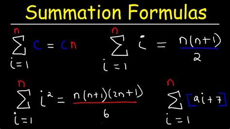 Sum Formula Example 1