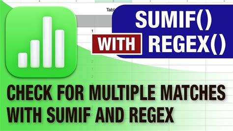 Sumif Regexp Match