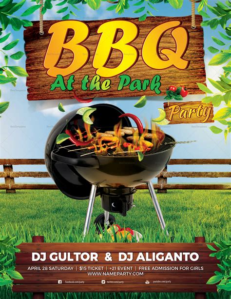 Summer BBQ Party Flyer