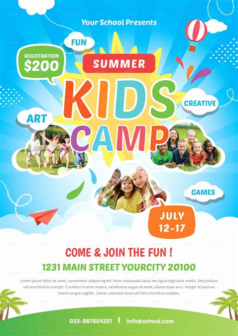 Summer Camp Flyer Design