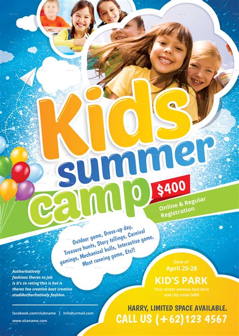 Summer Camp Flyers Templates