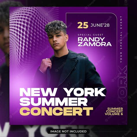 Summer Concert Party Flyer Template