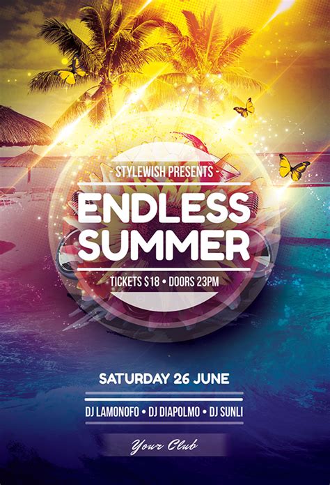 Summer Event Flyer Templates Gallery 2