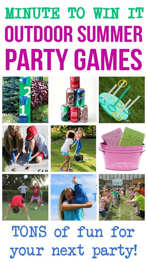 Summer Fun Games Pool Party Invitation Template