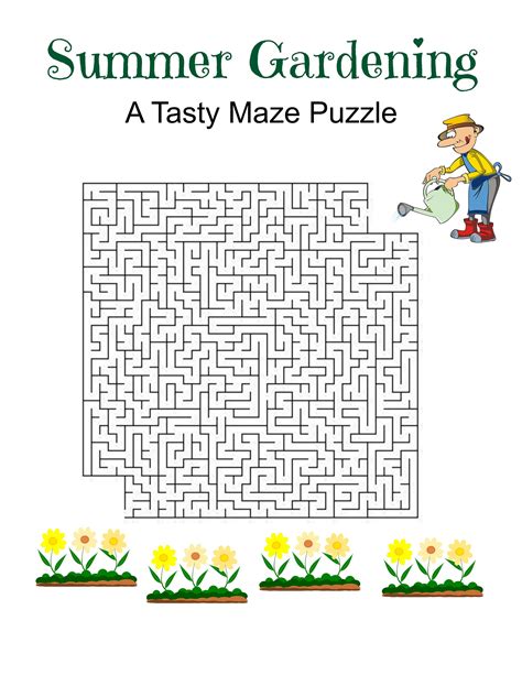 Summer Garden Maze