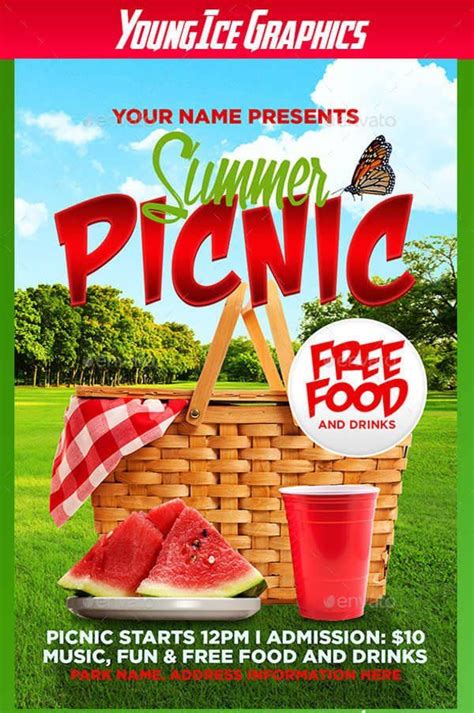 Summer picnic flyer ideas