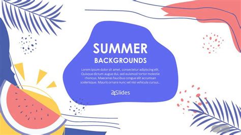 Summer PowerPoint Template Gallery 4