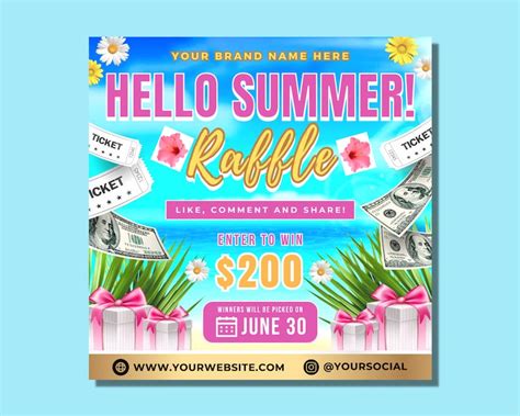 Summer Raffle Flyer